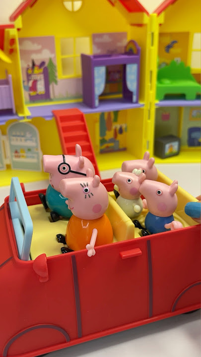 Satisfying with Unboxing Peppa Pig Family and Cute Evie🍼| ASMR 🏠