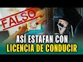 ¡ALERTA! ASÍ ESTAFAN CON TRÁMITES DE LICENCIA DE CONDUCIR