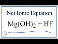 Net Ionic Equations and Electrolytes
