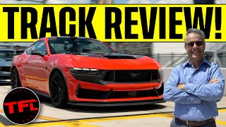 Here's What a Pro Racing Driver Thinks of the BrandNew 2024 Ford Mustang Dark Horse on the Track!