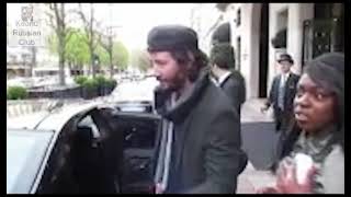 2014 Keanu Reeves leaves his hotel in Paris, France.