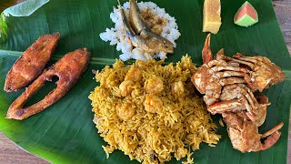 Sunday samayal 😍 Eral briyani | Meen kulambu | Meen varuval | Nandu masala by Piyas Kitchen 289 views 2 months ago 2 minutes, 21 seconds