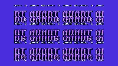 Avantgarde (AVT) Intro 25 ! Commodore 64 (C64)