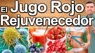 JUGO ROJO ANTIOXIDANTE PARA REJUVENECER 10 Años - Para Qué Sirven Los Frutos Rojos