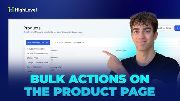 How to Use Bulk Actions for Efficient Product Management in HighLevel