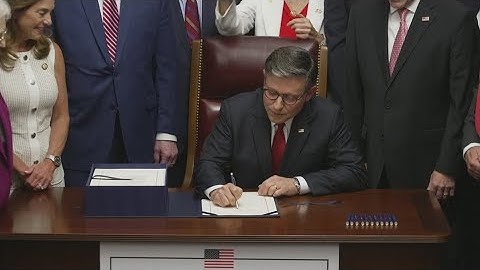 President Trump to sign sweeping policy bill