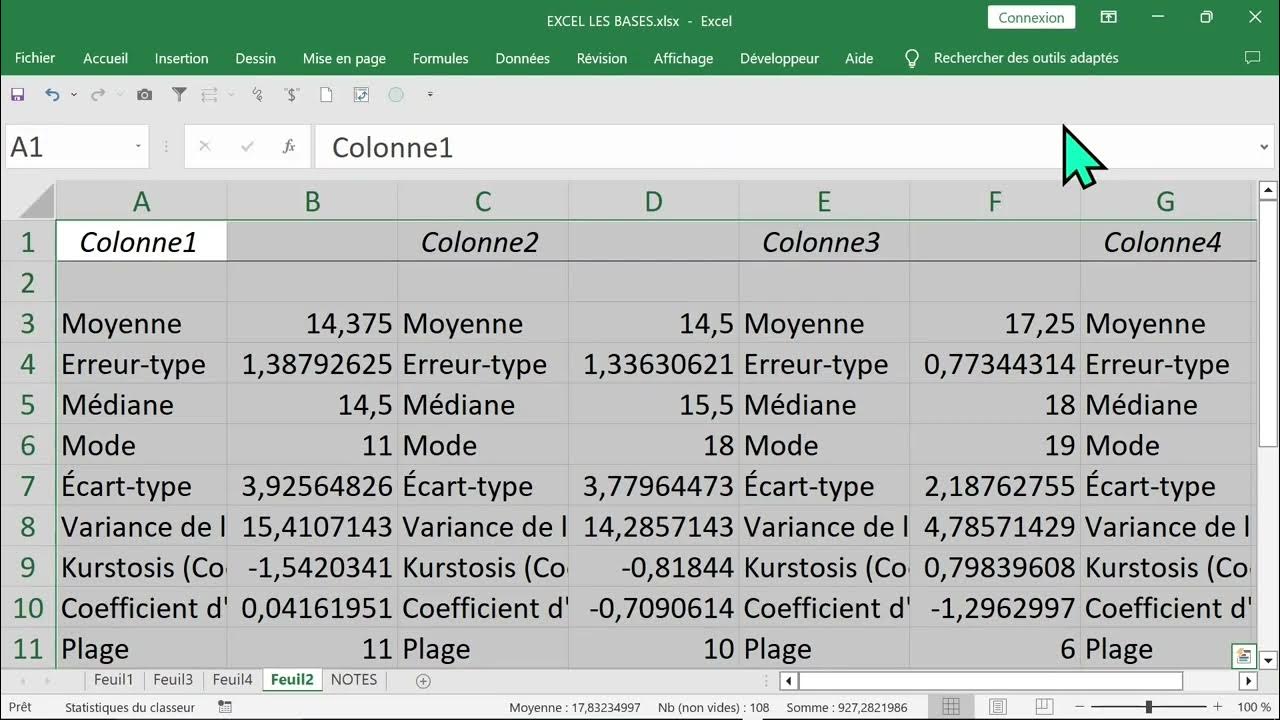 comment ANALYSER DES NOTES AVEC EXCEL SANS FORMULES YouTube