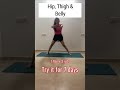 At Home Workout for hip, thigh &amp; belly #youtubeshorts #shorts #ytshorts