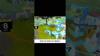 GDR 🆚 IQOO XTG 🆚 4ENDS 😱🔥 | TRIPLE THREAT LAST ZONE 💀