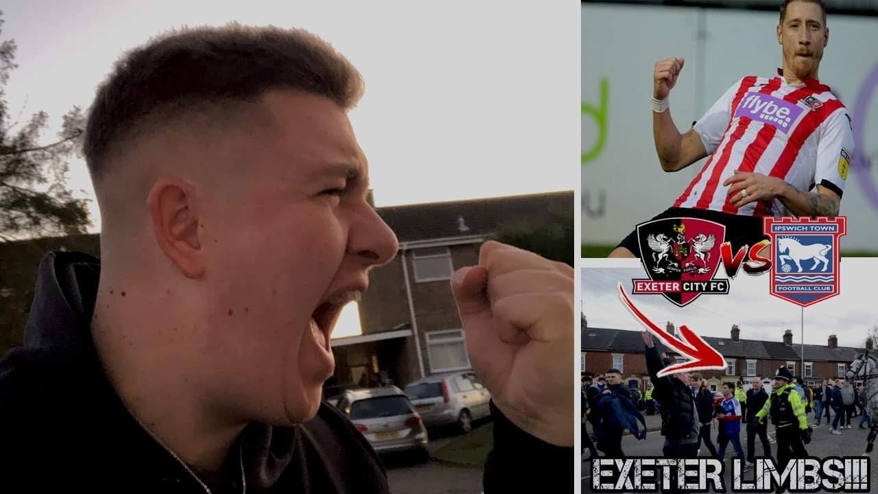 EXETER CITY VS IPSWICH TOWN | 2-1 | 90TH MINUTE LIMBS & WEMBLEY DREAMS ARE OVER!!!