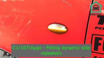 C1/107/Aygo - Fitting dynamic side repeaters