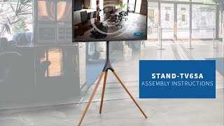 STAND-TV65A Black Easel Stand for 45