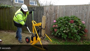 Remove Fence Posts in under a minute