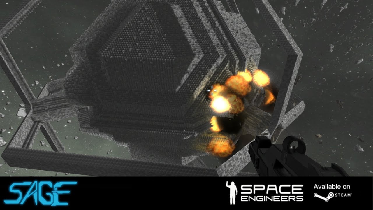 Space Engineers, Uber Core "Destruction" YouTube