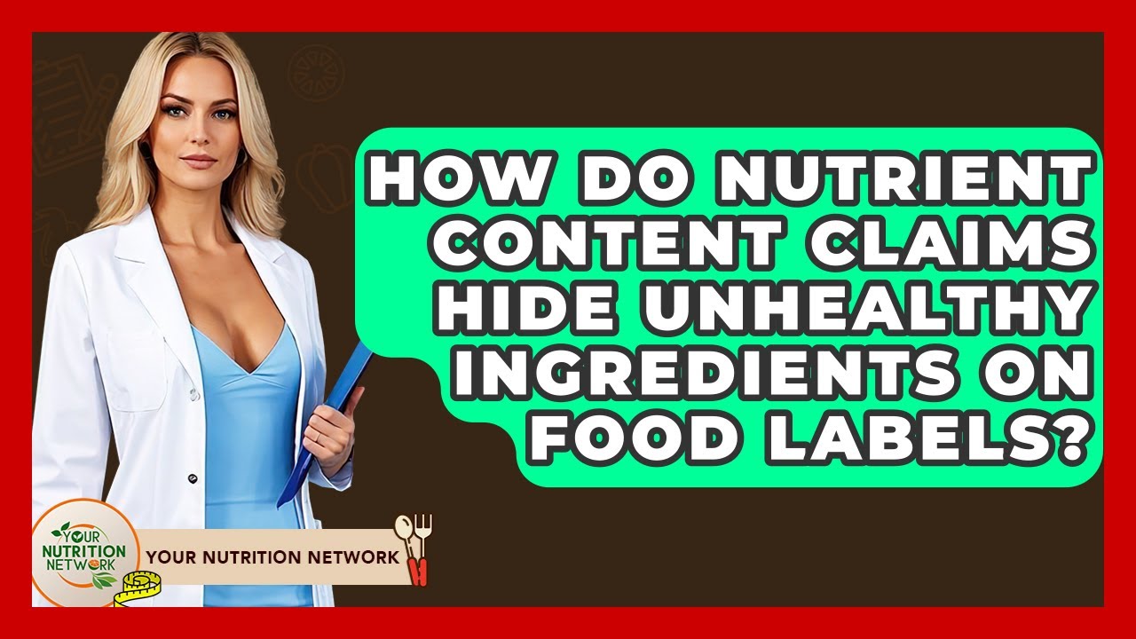 How Do Nutrient Content Claims Hide Unhealthy Ingredients On Food Labels? - Your Nutrition Network