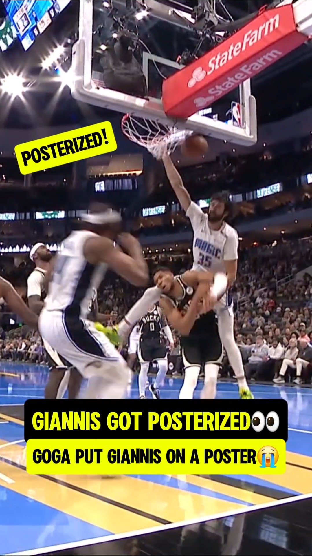 Giannis wasn't ready for Goga?