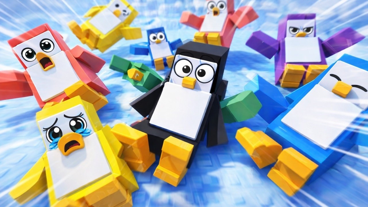 Roblox Knockout! These Penguins Scare Me🐧