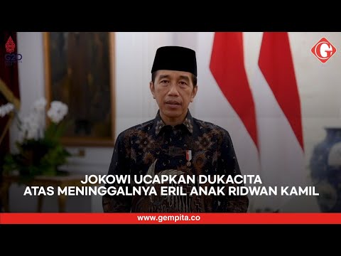 Presiden Jokowi Ucapkan Dukacita Atas Meninggalnya Eril Anak Ridwan Kamil