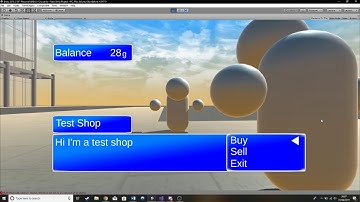 Unity Shop System and Inventory Update Showcase