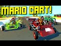 Epic Mario Kart Themed Race Course!  - Scrap Mechanic Multiplayer Monday