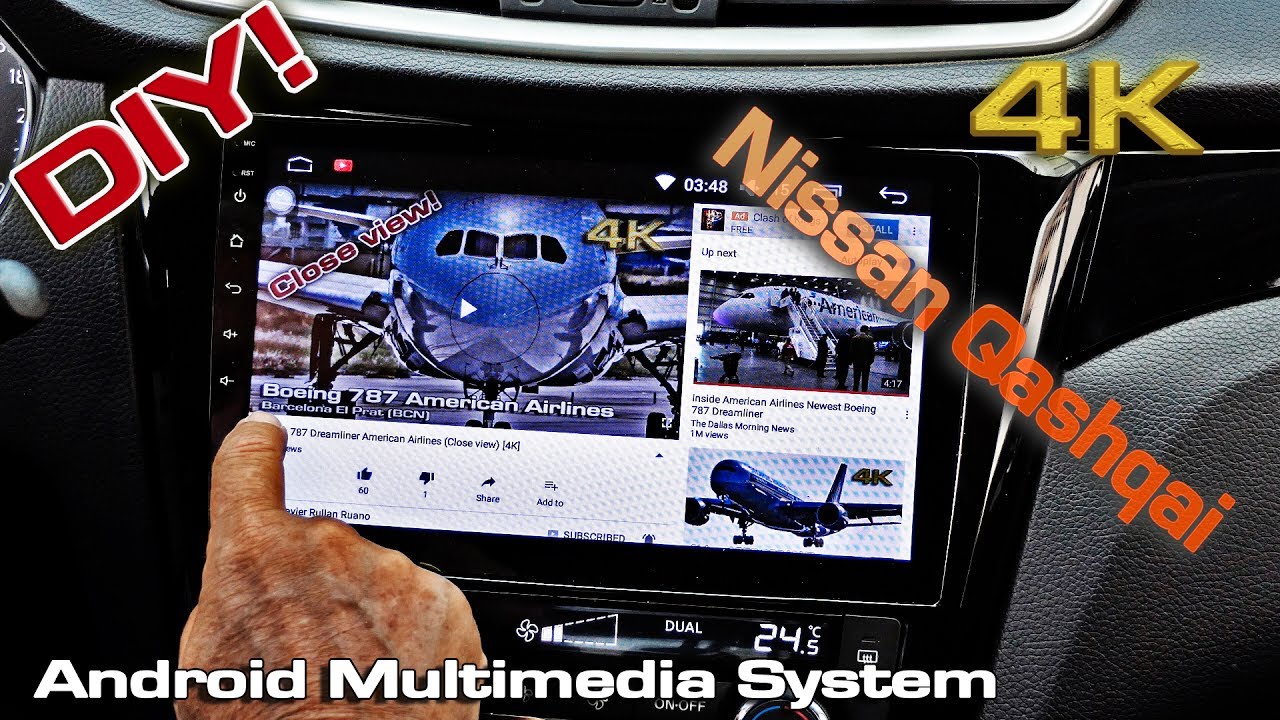 Android Car Multimedia System Nissan Qashqai (installing