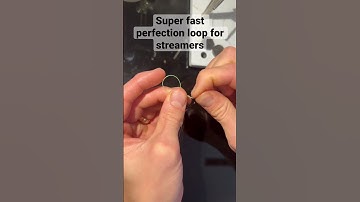 How to tie a loop knot fast for swinging streamers and leaches. Fast and easy perfection loop!
