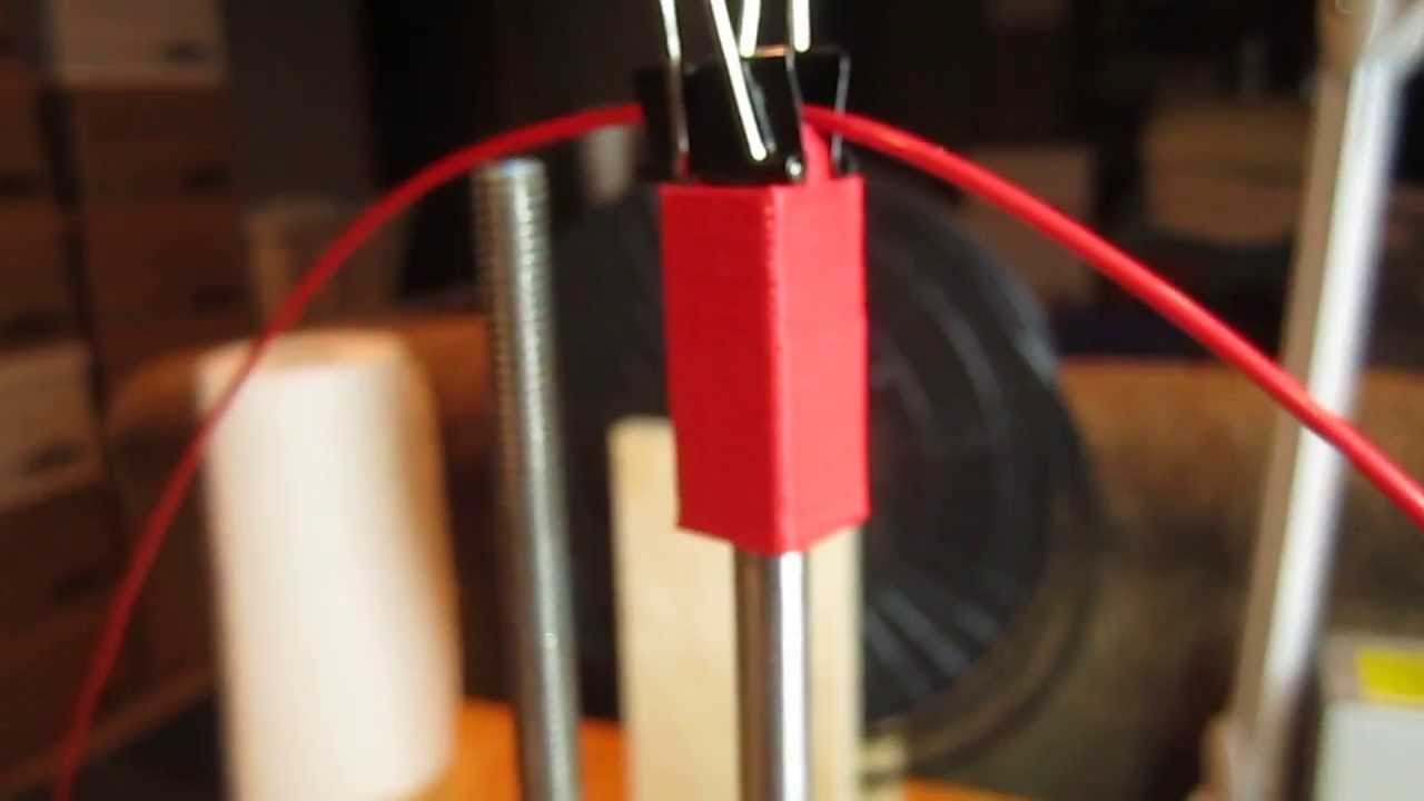 Filament guide for Printrbot YouTube