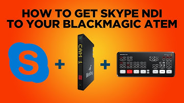 Getting Skype NDI into your Blackmagic ATEM using the BirdDog Studio NDI Encoder/Decoder