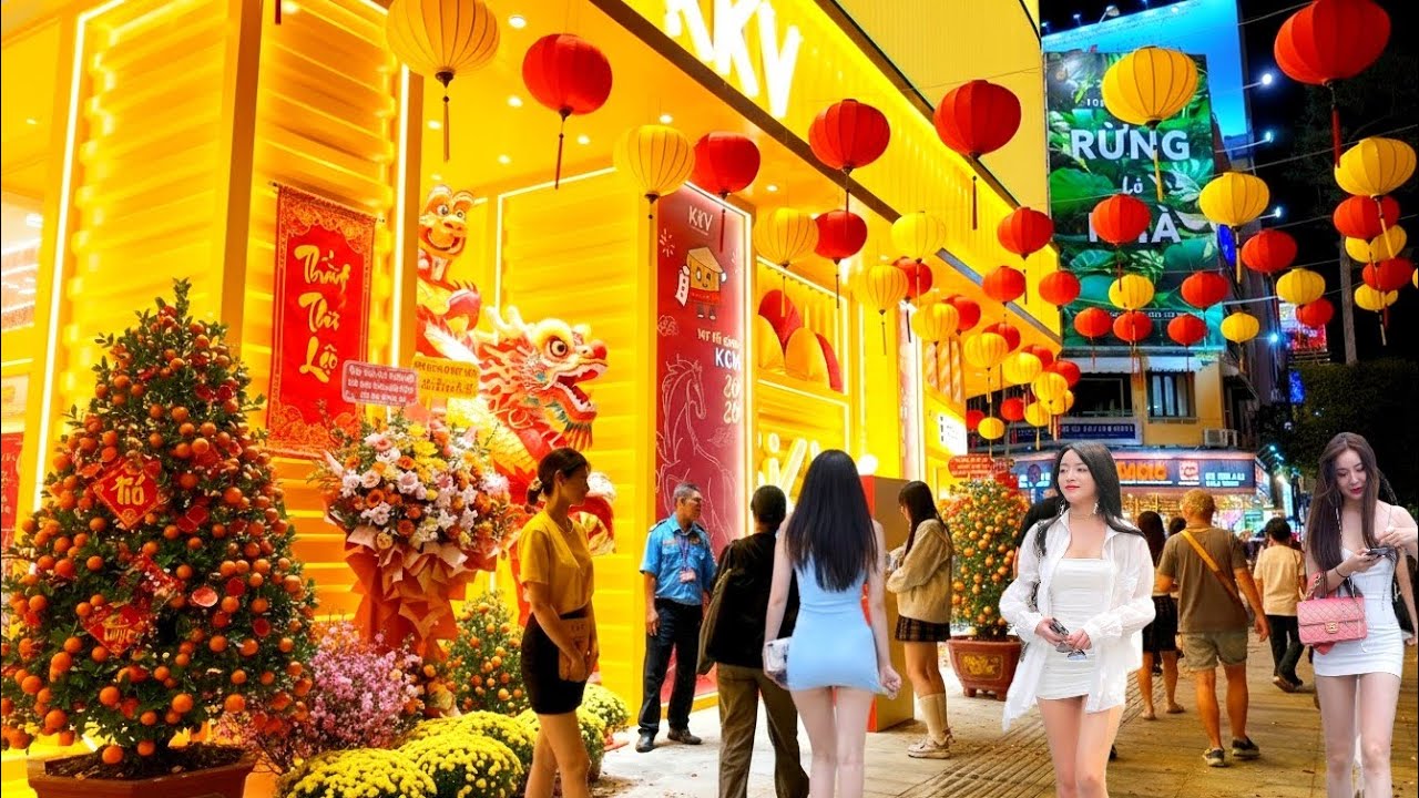 TẾT SÀI GÒN 2026 | SÀI GÒN NÁO NHIỆT ĐÔNG NGHẸT VIỆT KIỀU KHÁCH TÂY | HO CHI MINH CITY NEW YEAR 2025