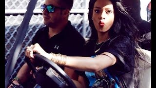 Rihanna to driving with his crew in the backstage of The Monster Tour