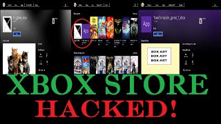 Not click bait, actually hacked. xbox store got hacked today!
(8/18/16) thanks for watching!:) do download the pictures!