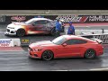 Coyote Mustang vs ZL1 Camaro - drag racing