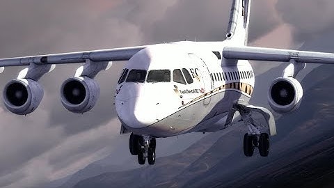 P3D V4 Nice evening landing spolied by terrain bug