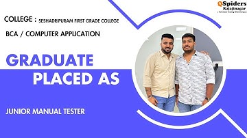 Placement Journey of BCA ( COMPUTER APPLICATION ) graduate as CONTENT JUNIOR MANUAL TESTER