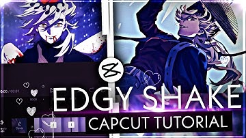 Edgy Shake Like After Effects || CapCut AMV Tutorial