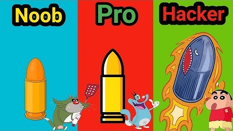 Noob Vs Pro Vs Hacker in Bullet rush||oggy and jack game||oggy game