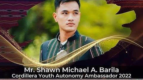 Cordillera Autonomy | Mr. Cordillera Autonomy Youth Ambassador2022-Shawn Michael Barila