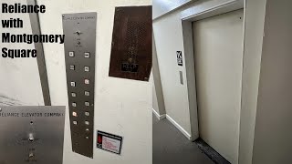 Super Cool Vintage Reliance Traction Elevator with Montgomery Square Buttons!