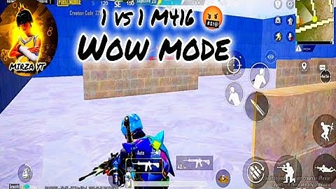 Pubg 1 vs 1 M416 Fight Wow Mode 🤬