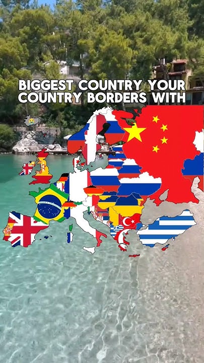 Biggest country your country borders with #mapping #mapper #geography # ...