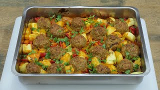 I no longer fry the meatballs, nor the vegetables! A healthy recipe for a delicious meal! by Домашна кухня с Дани 5,982 views 5 days ago 12 minutes, 8 seconds