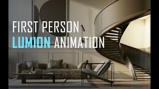 FIRST PERSON WALKTHROUGH  ANIMATION - LUMION 11