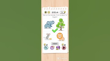 Brain Test: Tricky Puzzles Level 69 - Walktrough Solution #braintest #braintestsolution #games