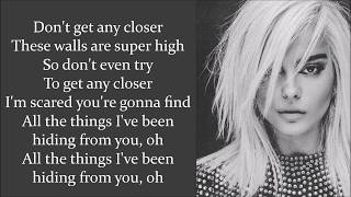 Bebe Rexha ~ Don't Get Any Closer ~ Lyrics chords