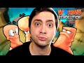 alanzoka jogando Worms Revolution com os amigos na noitada