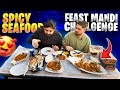 Spicy SeaFood eating challenge | Waterfront Market in Dubai | Kash butt food vlogs