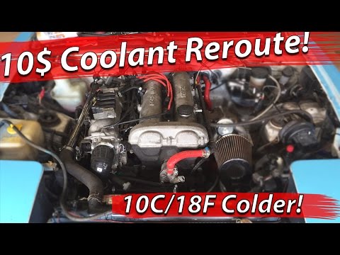 Miata $10 DIY Coolant Reroute! | Turbo Miata |