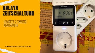 Aulaya Timer With Easy 3 - Button Operation Resimi