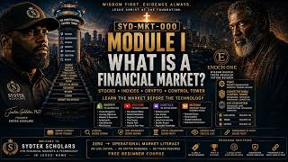 SYD-MKT-000 Module I — What Is a Financial Market | Stocks, Indices, Crypto & the Control Tower