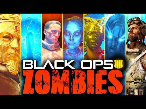 ALL BLACK OPS 4: ZOMBIES EASTER EGGS! // (Part 1)